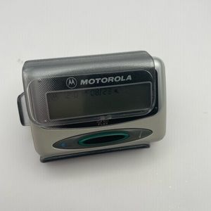 Motorola Flex Pager Beeper Digital Display w Holster Clip MHz TESTED Air Touch